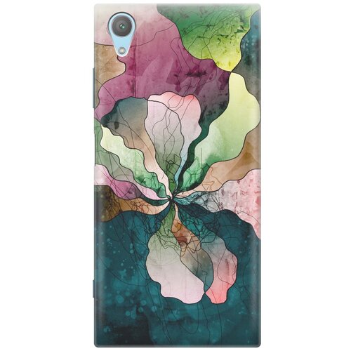 фото Cиликоновый чехол на sony xperia xa1 plus / сони иксперия ха1 плюс с принтом "прекрасные цвета" gosso