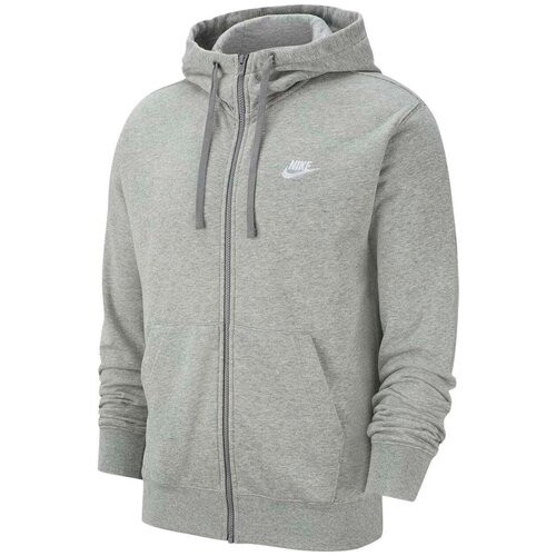 Толстовка NIKE, размер XL, серый толстовка nike sportswear club fleece men s full zip hoodie размер xl черный