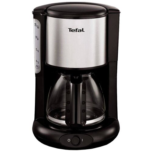 Кофеварка капельная Tefal CM361838, черный/серебристый