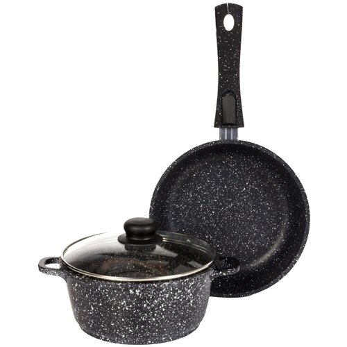 Набор посуды CAStA Avrora НАБ-002 4 пр. черный