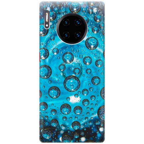 RE: PA Накладка Transparent для Huawei Mate 30 Pro с принтом Голубые капли re pa накладка transparent для huawei mate 30 pro с принтом графитовый узор