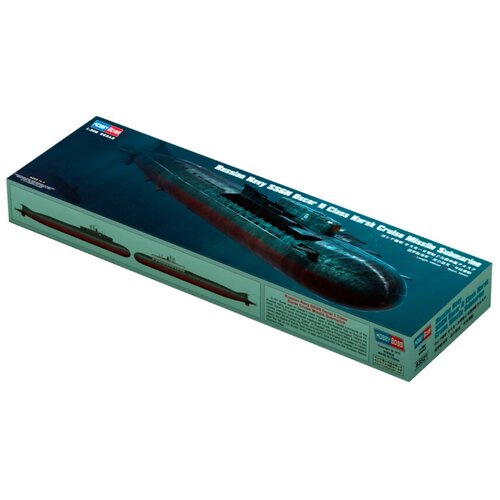 Сборная модель HobbyBoss Russian Navy SSGN Oscar II Class Kursk Cruise Missile Submarine (83521) 1:350