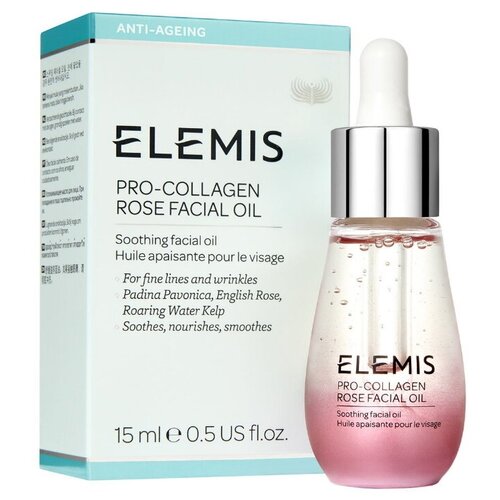 ELEMIS Pro-Collagen Rose Facial Oil Успокаивающее масло для лица Роза, 15 мл