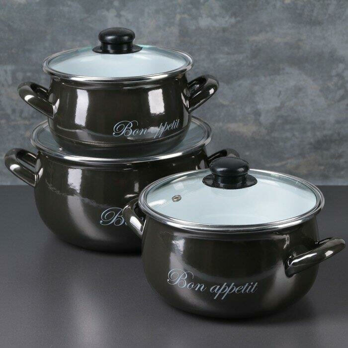 фото INTEROS Металлик набор 3-х пр. с/к 2234А