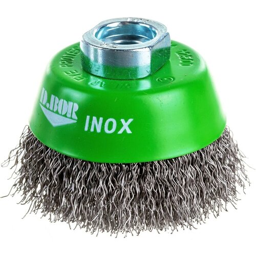 D.BOR Щётка чашечная гофрированная для УШМ, INOX Standard, 60xМ14 D01-IS-060-M14-030