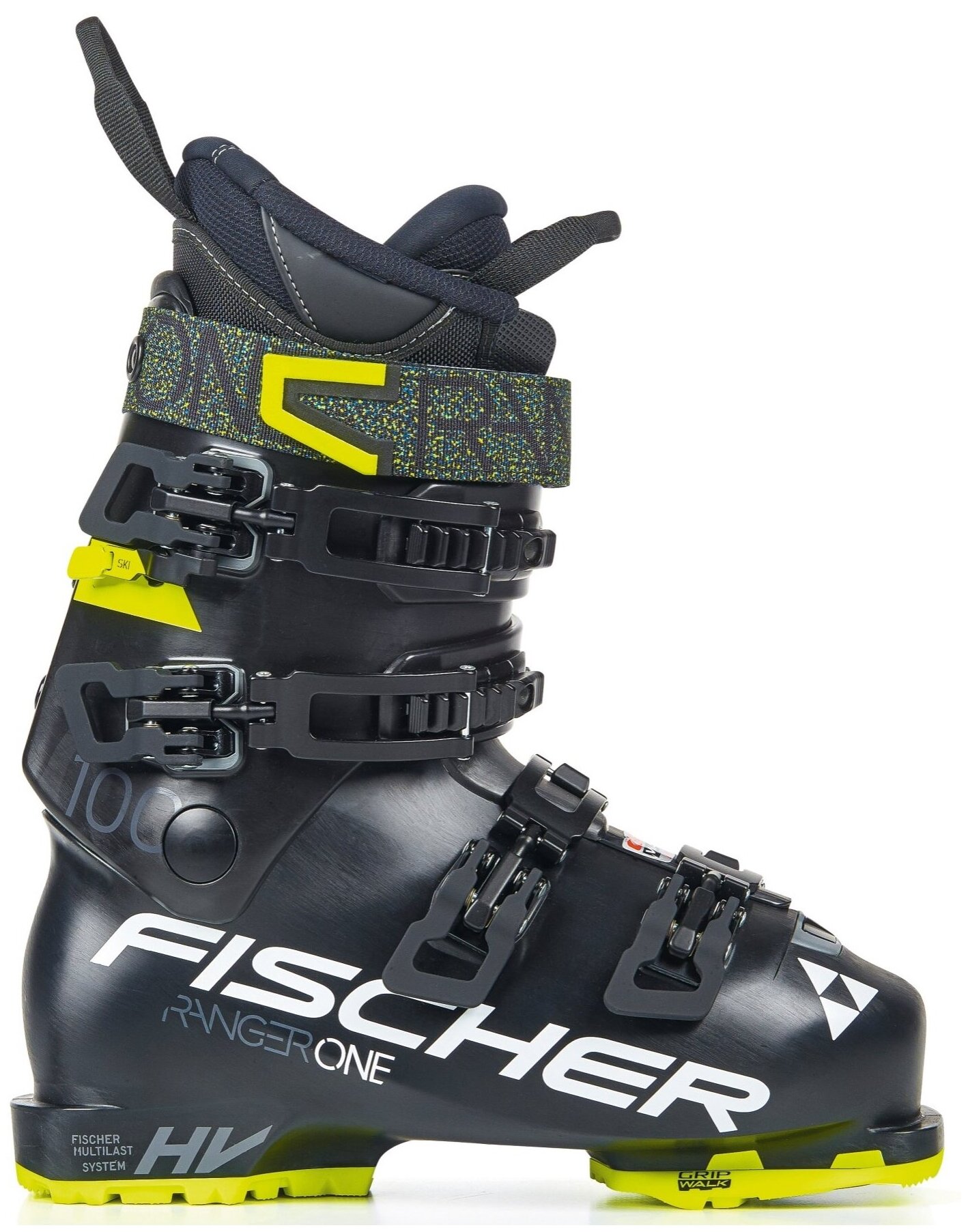 Горнолыжные ботинки Fischer Ranger One 100 PBV Walk Black/Yellow (19/20) (26.5)