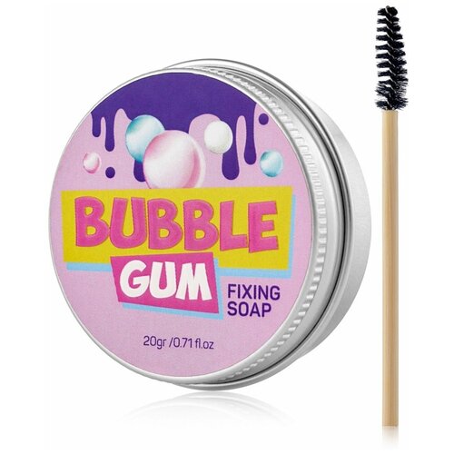 Фиксатор мыло/гель для укладки и фиксации бровей BROW SOAP (Bubble Gum)