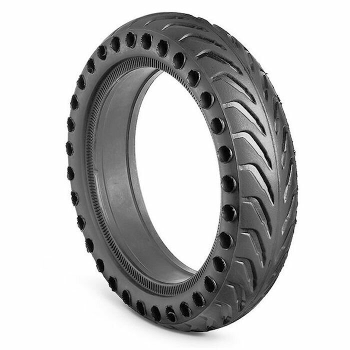 Бескамерная, литая покрышка с отверстиями MyPads для электросамоката Xiaomi Mijia M365 (8 1/2X2)