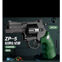 Детский железный пневматический револьвер Кольт (Colt) Python Magnum 357 с гильзами и мягкими пулями