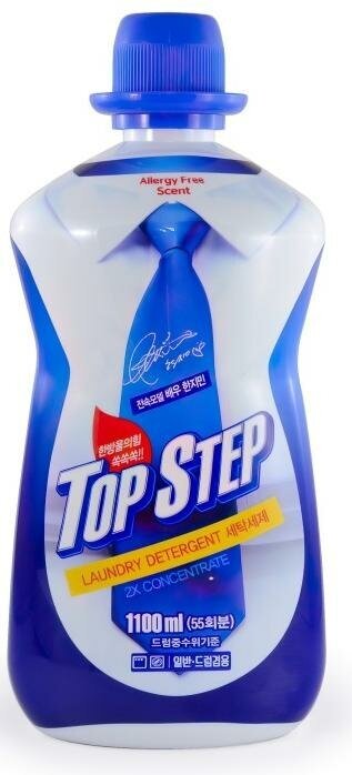 KMPC Top Step Laundry Detergent Жидкое средство для стирки антибактериальное биоразлагаемое Сила 5 ферментов 1100 мл