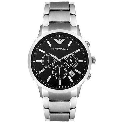 Наручные часы EMPORIO ARMANI Renato AR2434, серебряный, черный