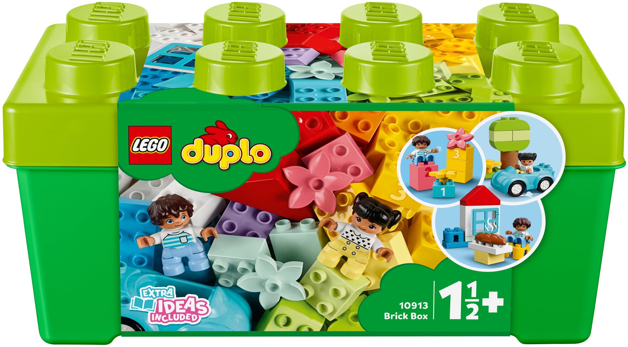 Конструктор LEGO DUPLO Classic 10913 Коробка с кубиками, 65 дет.