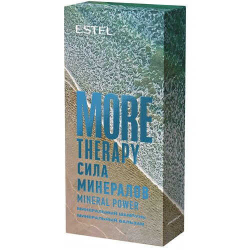 ESTEL Набор MORE THERAPY Сила минералов шампунь 250 мл, бальзам 200 мл. estel professional дуэт компаньонов estel rose шампунь 250 мл бальзам 200 мл