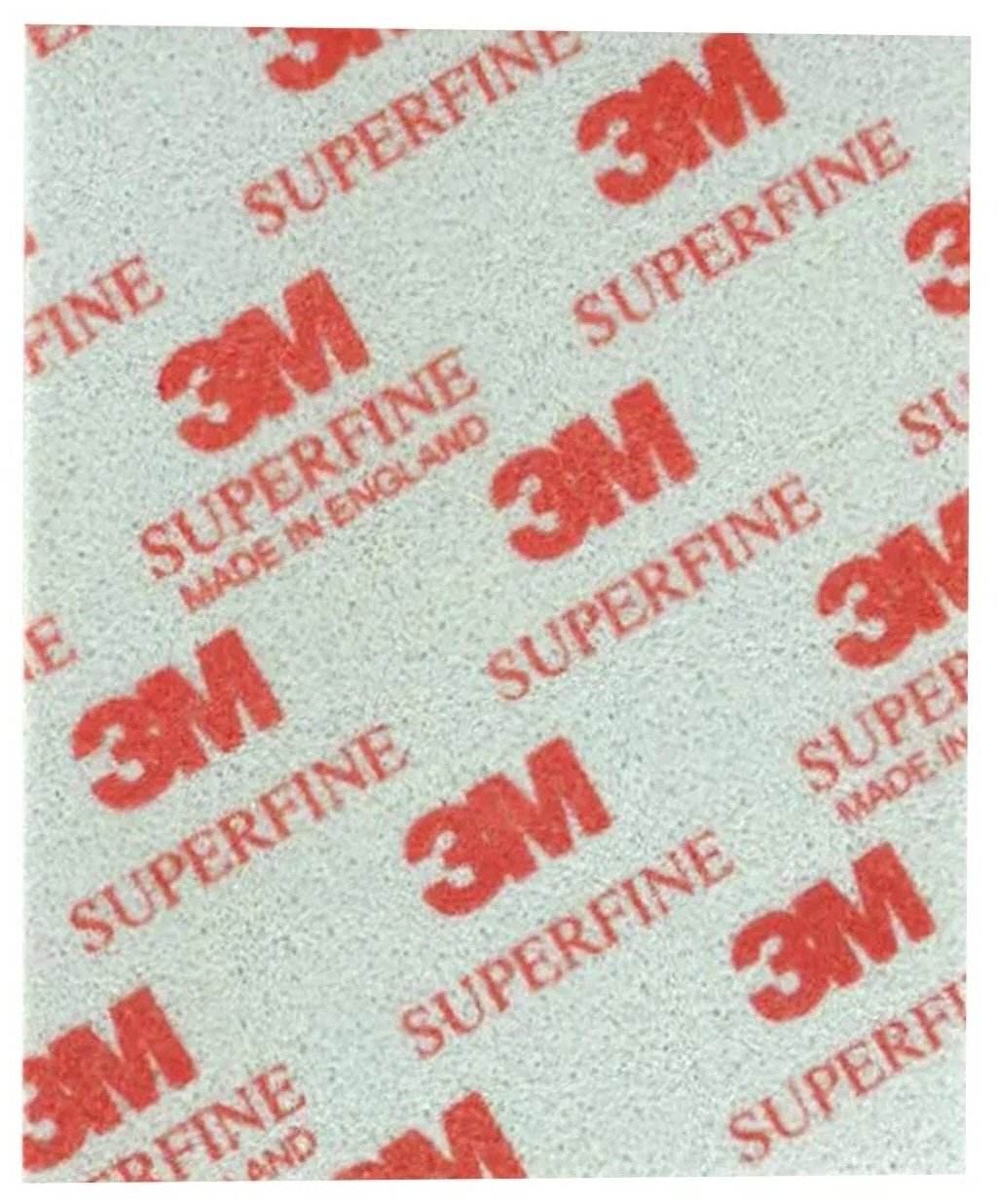 Абразивная губка 3M Superfine тонкая (5 толщина) P400-Р500 115 x 140(губка шлифовальная лист абразивный) 3М Made in ENGLAND 03810