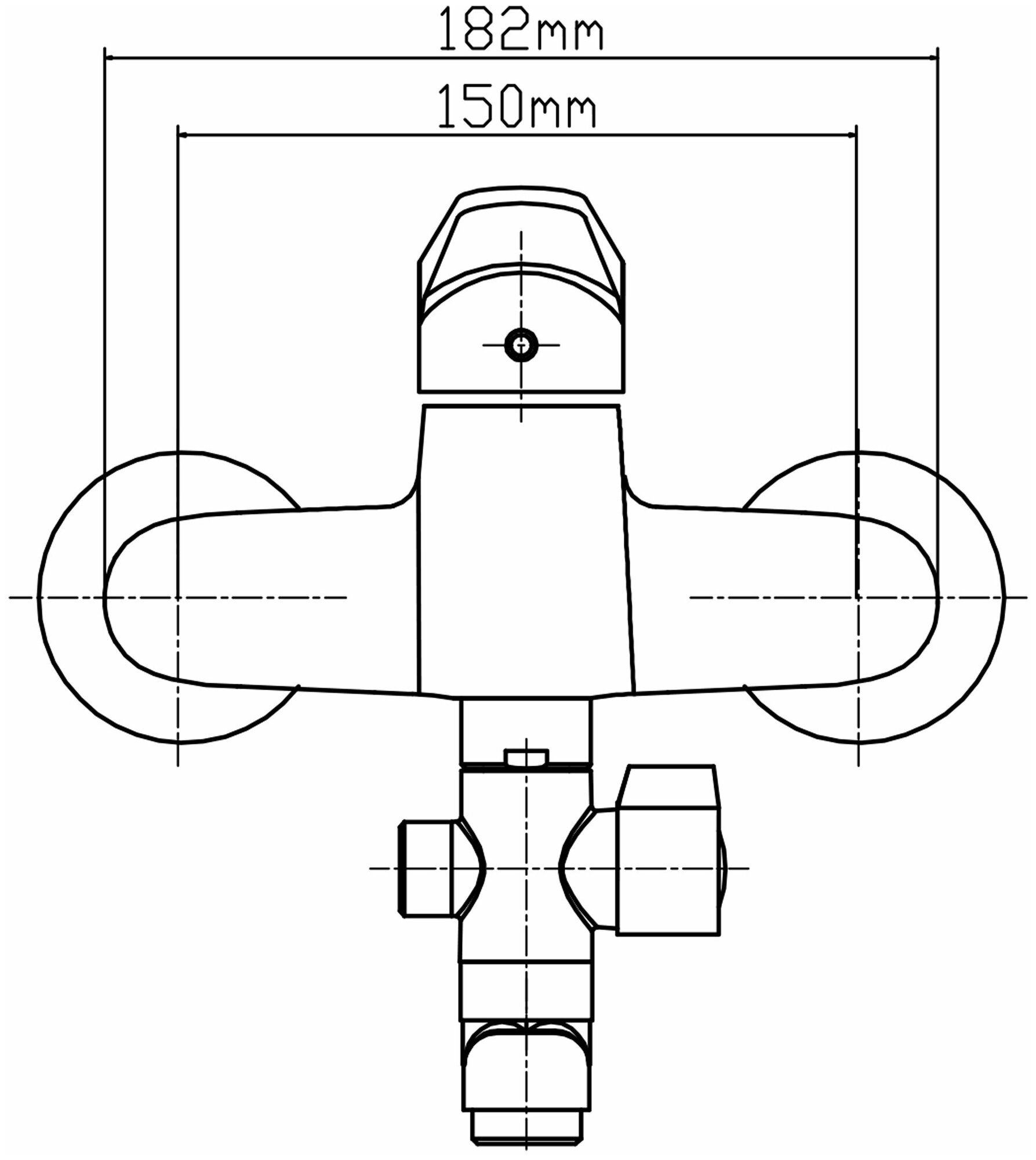 Смеситель для ванны с душевым гарнитуром Latuno L10106 - фотография № 3