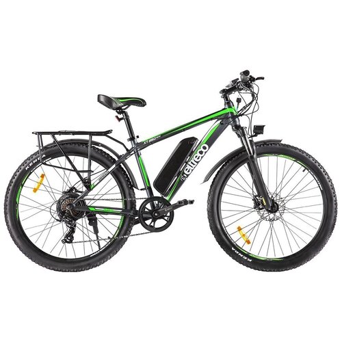 Велогибрид Eltreco XT 850 new серо-зеленый-2145 022299-2145