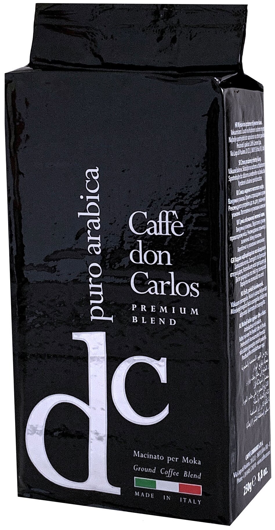 Кофе молотый Don Carlos Carraro Arabica 250 г