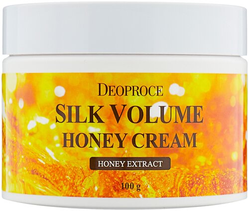 Deoproce Moisture Silk Volume Honey Cream Крем для лица питательный на основе меда, 100 мл