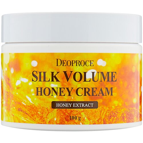 Deoproce Moisture Silk Volume Honey Cream Крем для лица питательный на основе меда, 100 мл