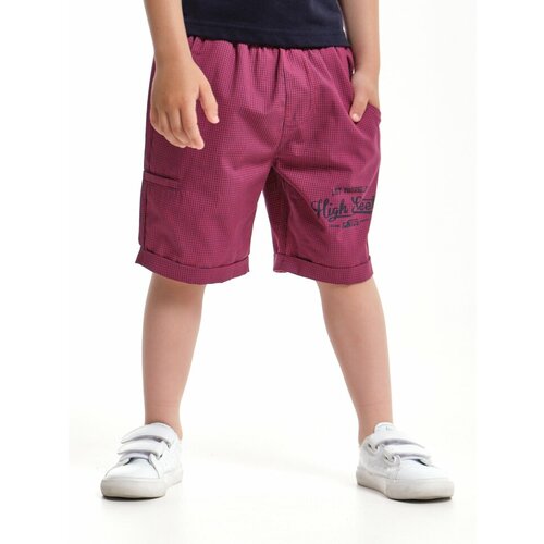 Шорты Mini Maxi, размер 116, бордовый шорты детская линия размер 36 черный бордовый