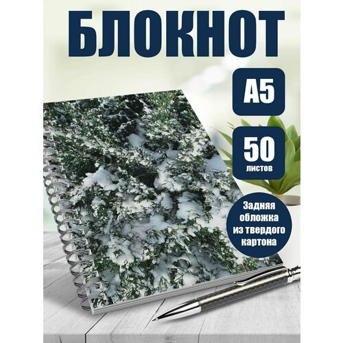 Блокнот А5 природа Зима