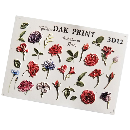 Купить Dak Print, 3D-слайдер №12, красный/зеленый