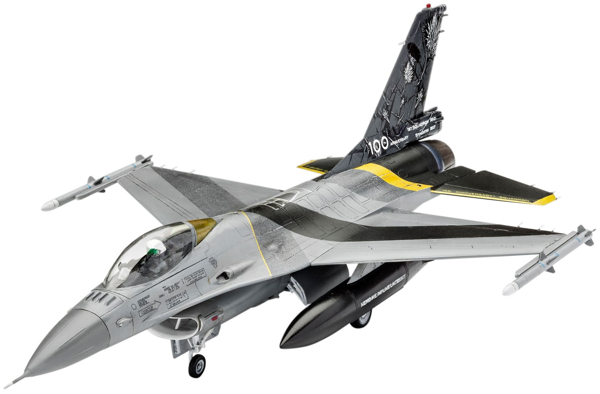 03905 Revell Американский легкий истребитель F-16 Mlu "100th Anniversary" (1:72)