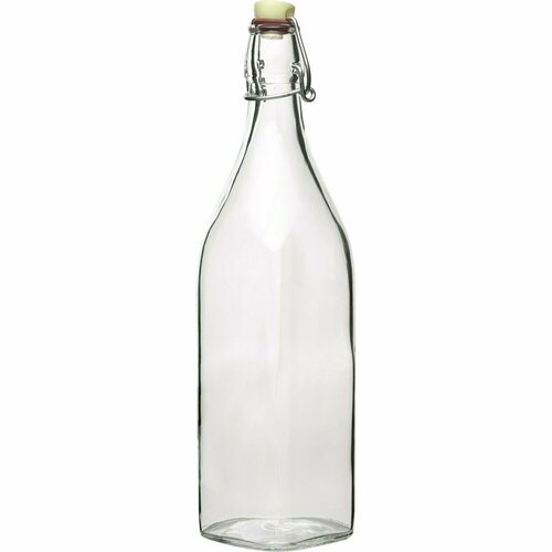 Бутылка с пробкой Bormioli Rocco Свинг 1л, 75х90х315мм, стекло, 1 шт.