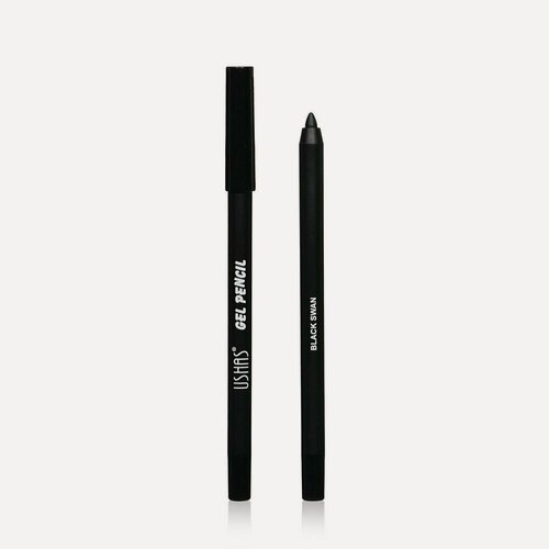 Изображение товара Водостойкий карандаш для век USHAS Gel Pencil Black Swan 1,6г