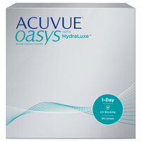 Контактные линзы ACUVUE OASYS 1-Day with HydraLuxe, 90 шт., R 8,5, D -6