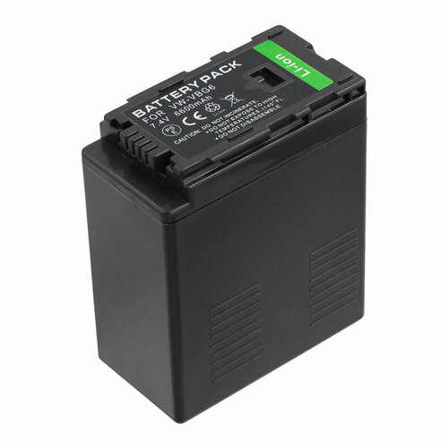 Аккумулятор VW-VBG6 для Panasonic SDR-H80 | HDC-SD100 | AG-HMC84ER | VDR-D50 | HDC-SD600 - 6600mah