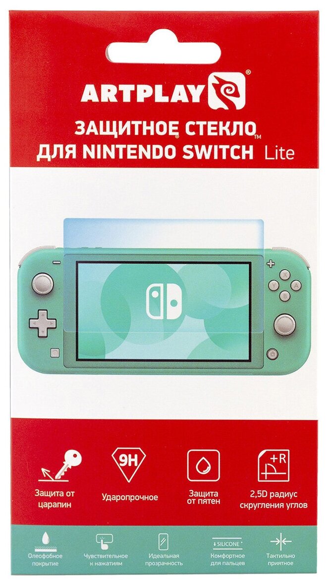 Защитное стекло Artplays, для Nintendo Switch Lite NSL-TG1, прозрачное, 1шт