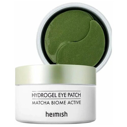 Патчи для глаз гидрогелевые с экстрактом зеленого чая мачта 60 шт  Heimish Matcha Bione Hydrogel Eye Patch 60 ea/Уход за кожей вокруг глаз