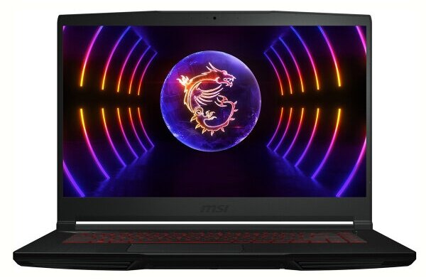 Ноутбук MSI Thin GF63 12VE-238XRU i5-12450H 16Gb SSD 512Gb NVIDIA RTX 4050 для ноутбуков 6Gb 15,6 FHD IPS Cam 51Вт*ч Free DOS Черный 9S7-16R821-238