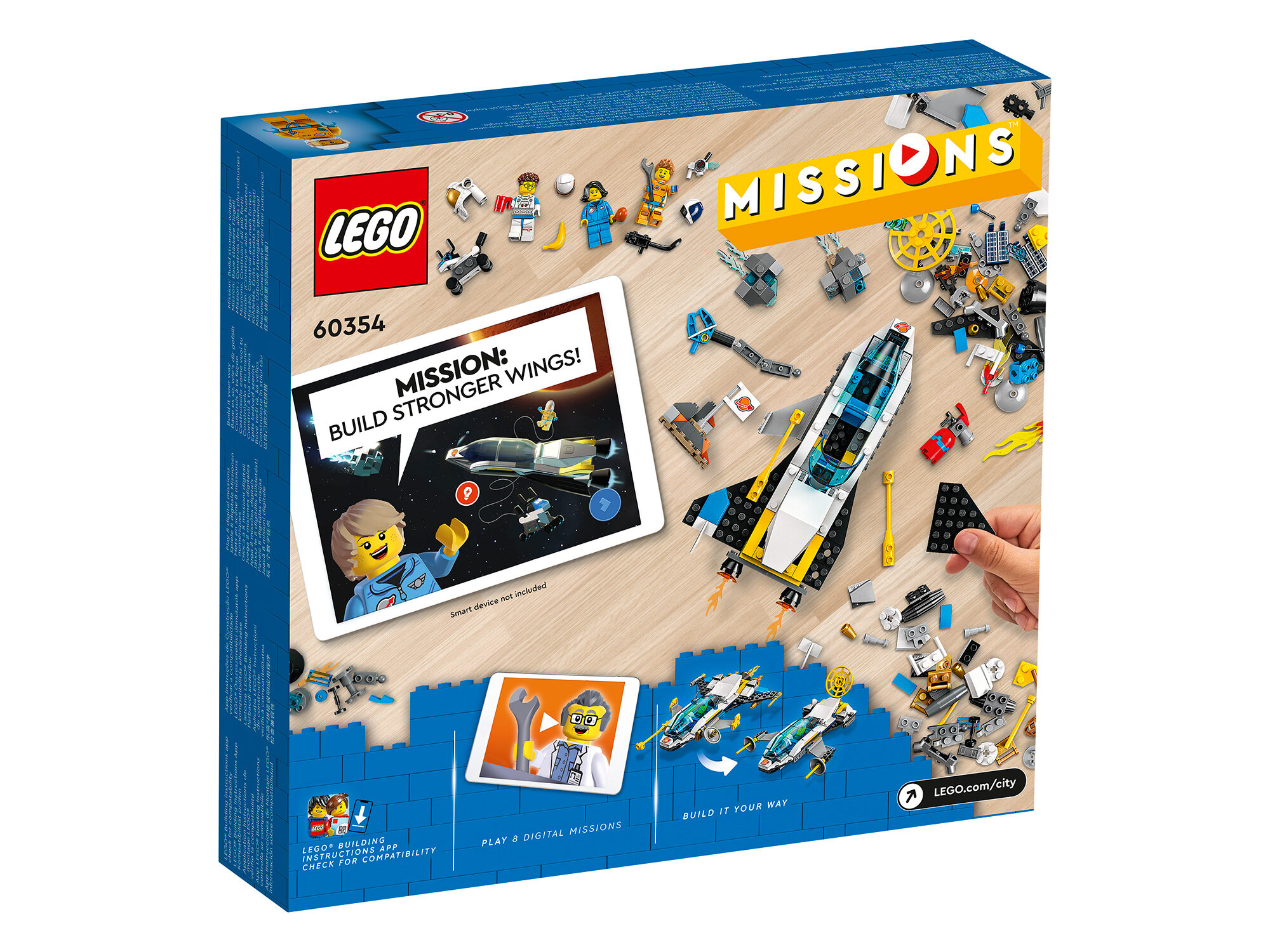 Конструктор Lego City Missions Mars Spacecraft Exploration Missions пластик (60354)