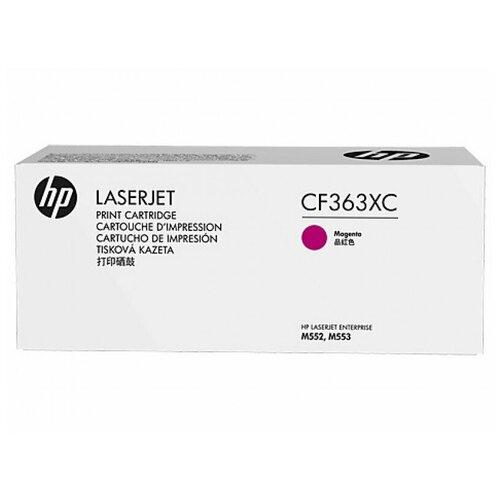 Оригинальный картридж HP CF363XC (508X) (пурпурный, 9500 стр.) картридж hp cf363xc 9500 стр пурпурный