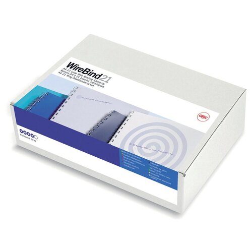 Пружина металлическая GBC MultiBind, 6мм, A4, 100, белый