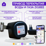 Умный привод перекрытия воды газа с Алисой клапан с электроприводом Zigbee