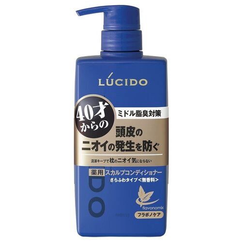 Gatsby Mandom Кондиционер Lucido Hair&Scalp Conditioner с антибактериальным эффектом для мужчин после 40 лет, 450 мл