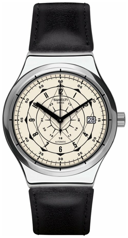 Наручные часы swatch, белый, серебряный