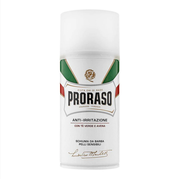 Пена для бритья Зелёный Чай и Овёс Proraso, 300 мл