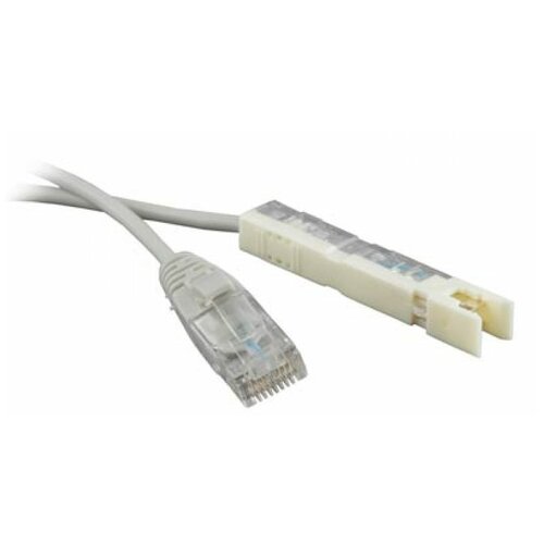 Кабель витая пара патч-корд Hyperline PC-110-RJ45-1P-CX-2M-LSZH-GY 2.0m кабель pc 110 rj45 2p cx 2m lszh gy