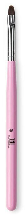 фото TNL PROFESSIONAL Tnl, кисть для геля закругленная (№6 розовая)