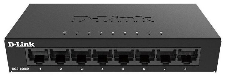 Коммутатор D-link DGS-1008D Количество портов 8x1 Гбитс DGS-1008DK2A