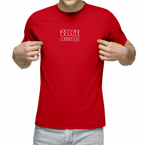 фото Футболка us basic, размер l, красный
