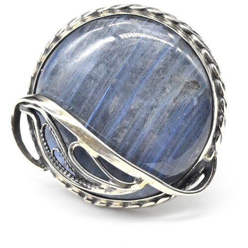 Кольцо Радуга Камня, лабрадорит, размер 19, мультиколор кольцо радуга камня лабрадорит размер 18 мультиколор