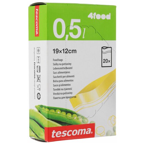 Пакеты Tescoma 4food 897020, 19 х 12 см, 20 шт.