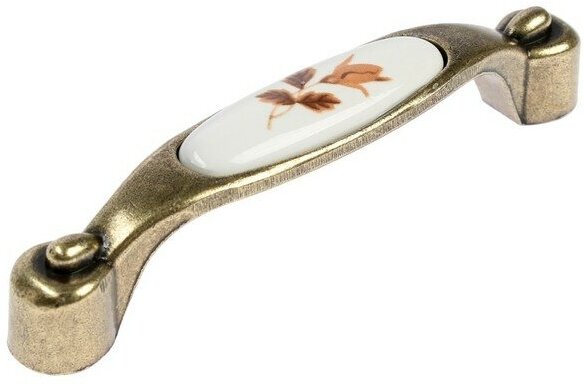 Ручка скоба AUTUMN CAPPIO Ceramics, 96 мм, цвет бронза - фотография № 1