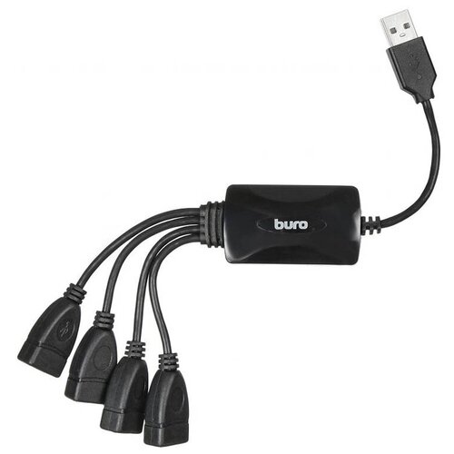 Хаб Buro USB2.0 4xUSB BU-HUB4-0.3-U2.0-Splitter