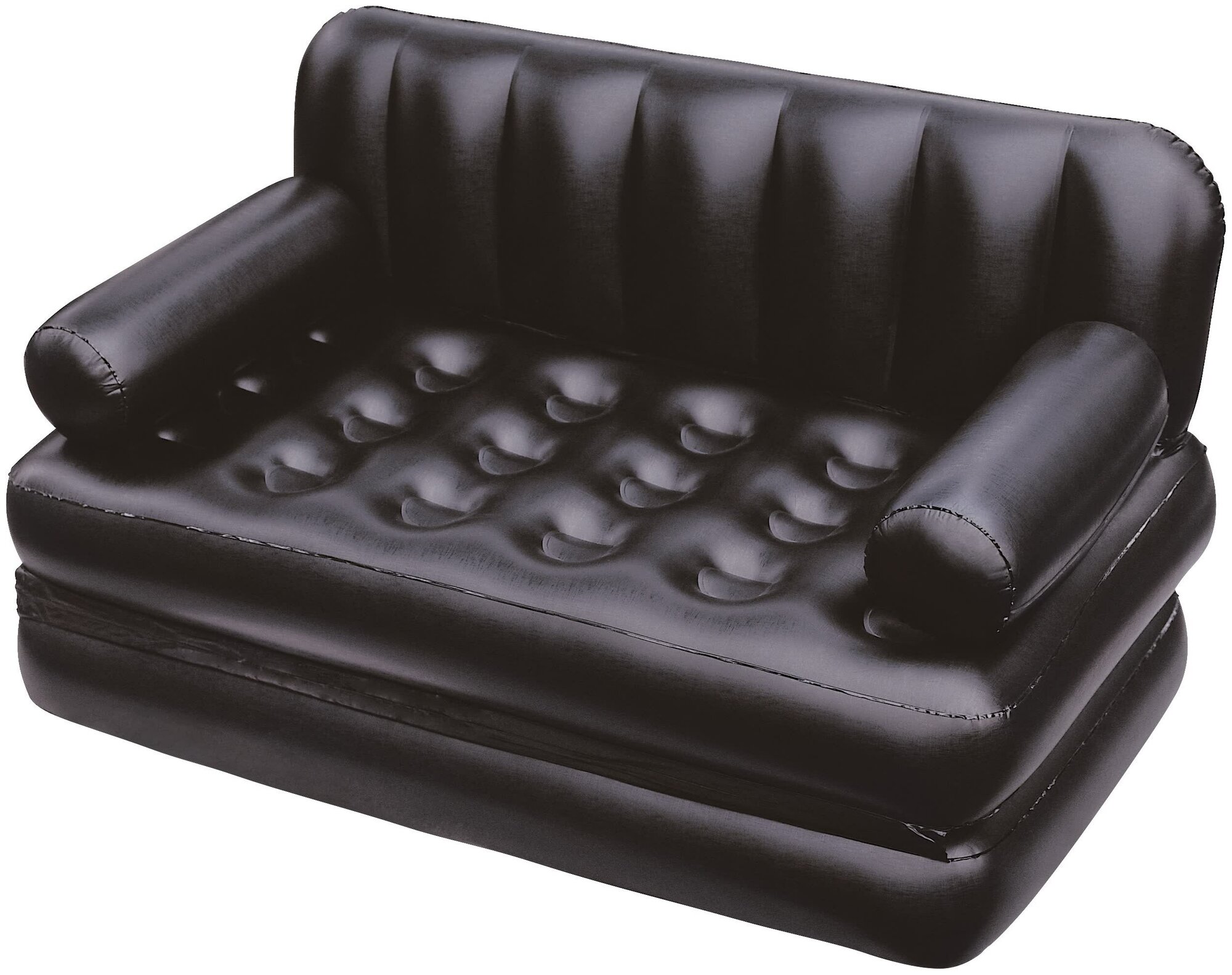 Надувной диван Bestway 5-in-1 Multifunctional Couch 75054, 188х152 см, черный